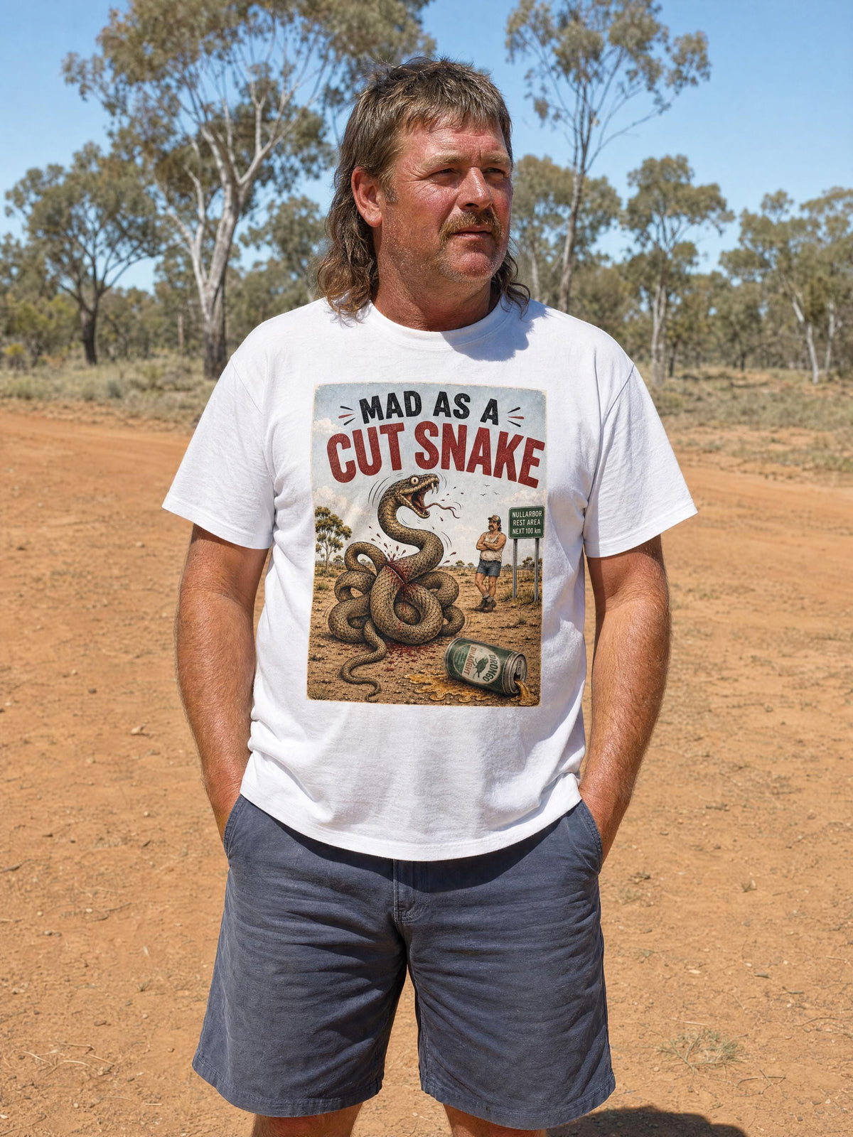 Mad as a Cut Snake — T-Shirt