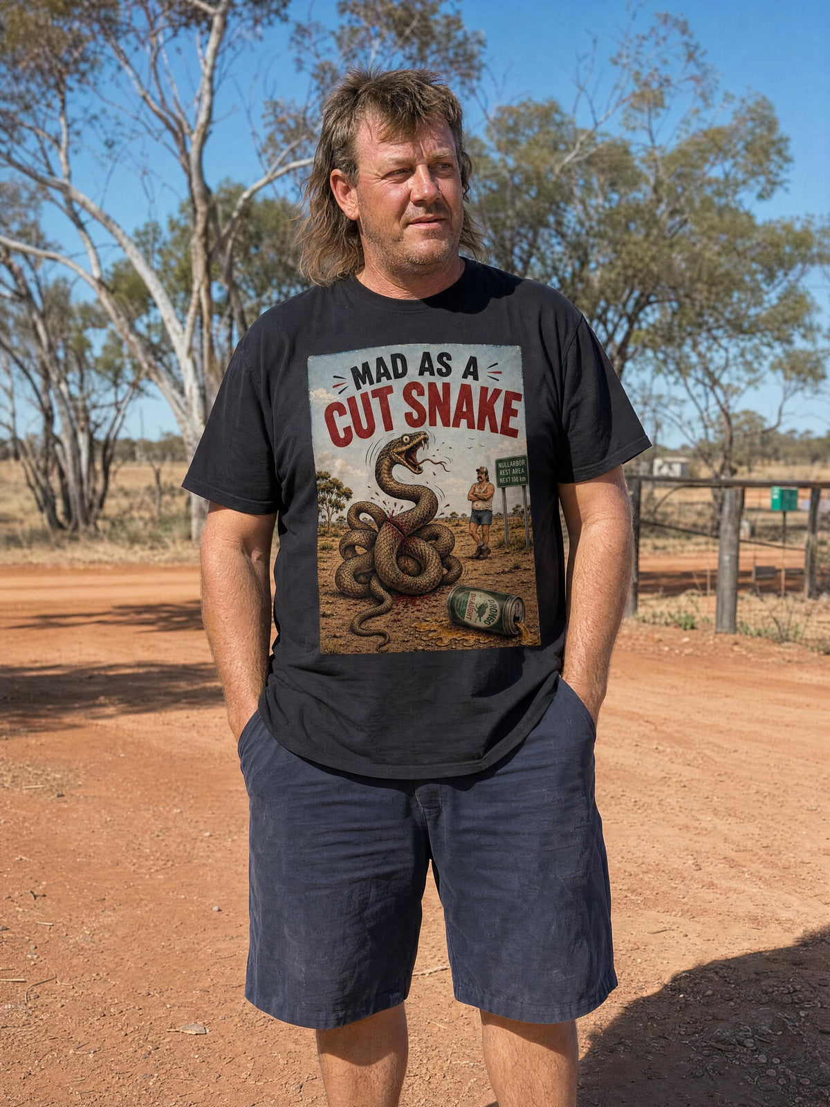 Mad as a Cut Snake — T-Shirt