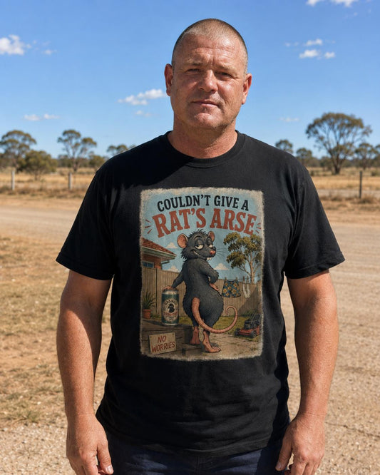 Couldn't Give a Rat's Arse — T-Shirt
