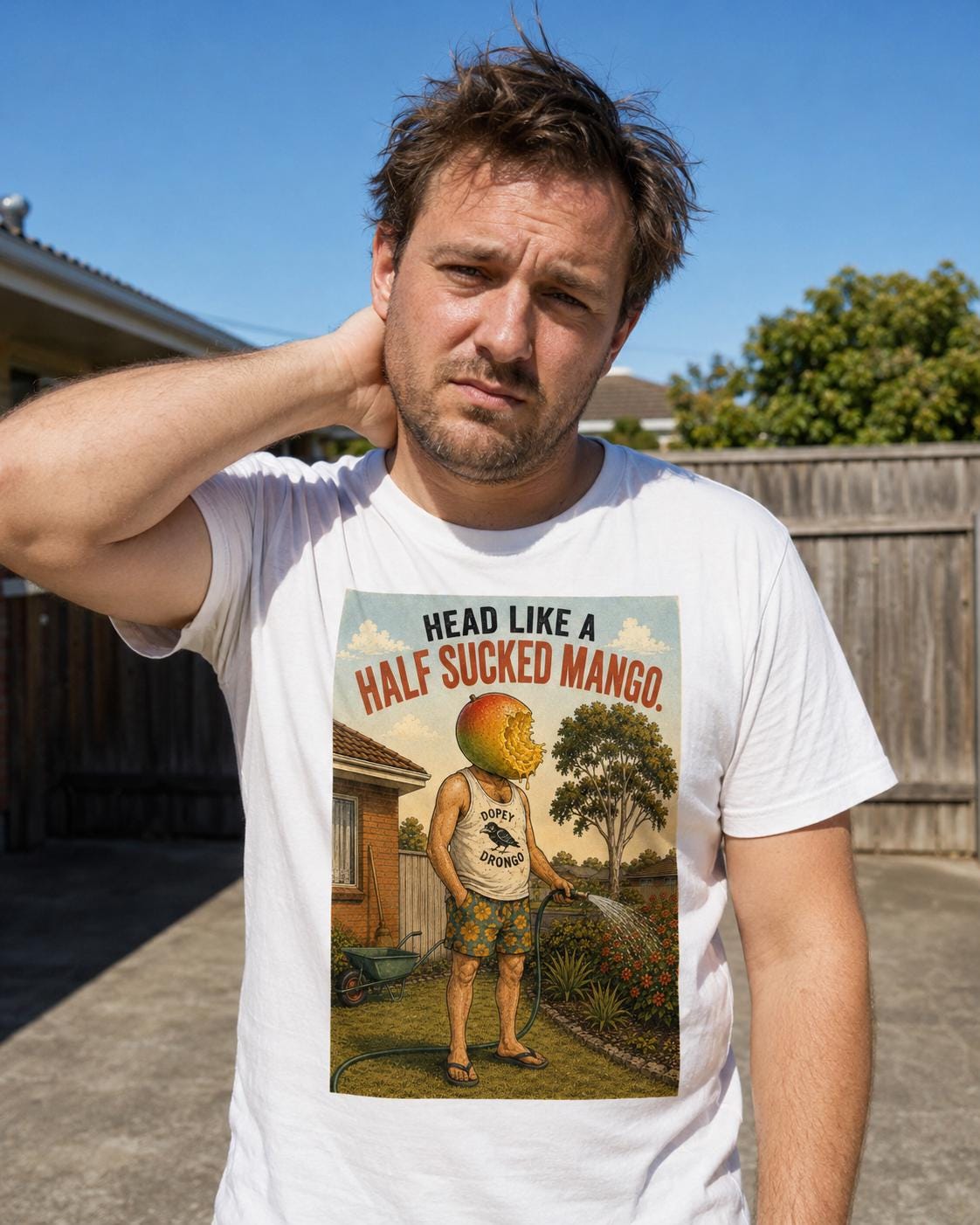 Head Like a Half Sucked Mango — T-Shirt