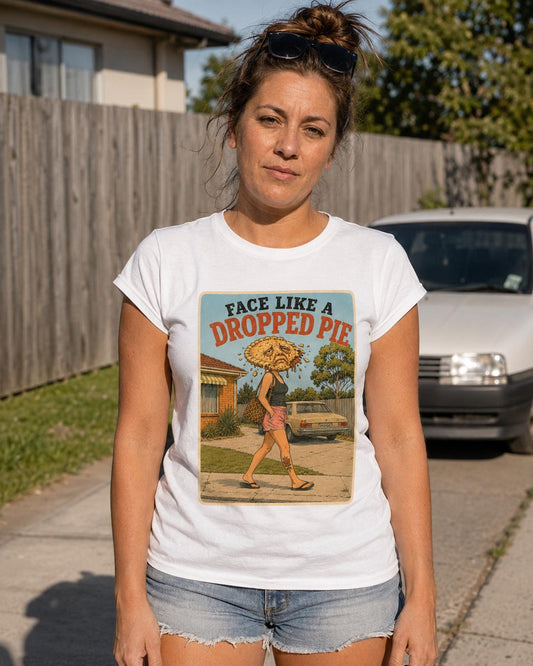 Face Like a Dropped Pie — Women's Tee