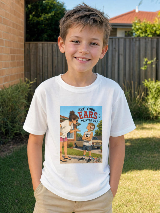 Are Your Ears Painted On? — Boys Tee