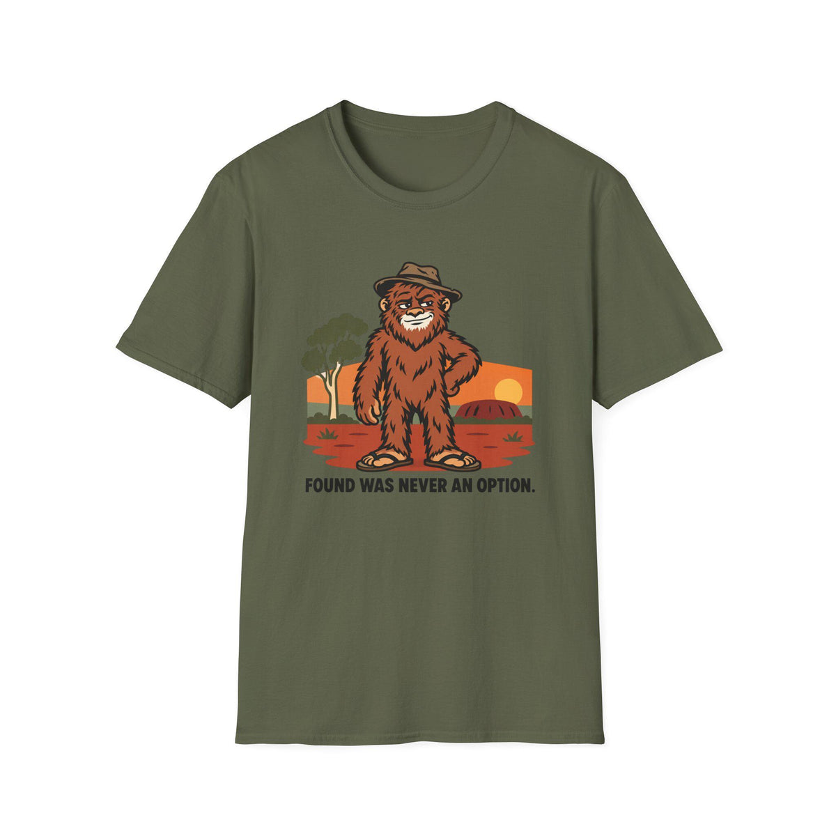 Found Was Never An Option Yowie — T-Shirt