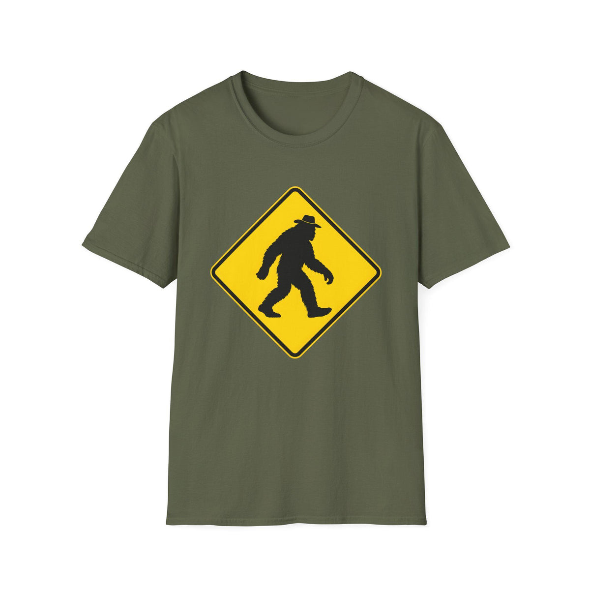 Yowie Crossing Warning — T-Shirt